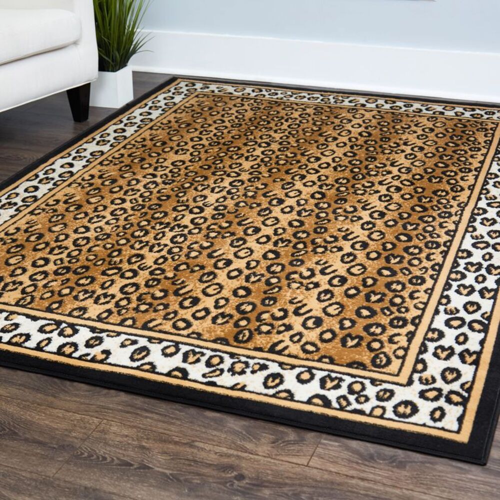 Home Dynamix Area Rugs: Zone: 56: Solid Leopard Rug 1' 10"x7' 3